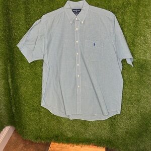 Ralph Lauren Men's Light Blue Button Down Shirt